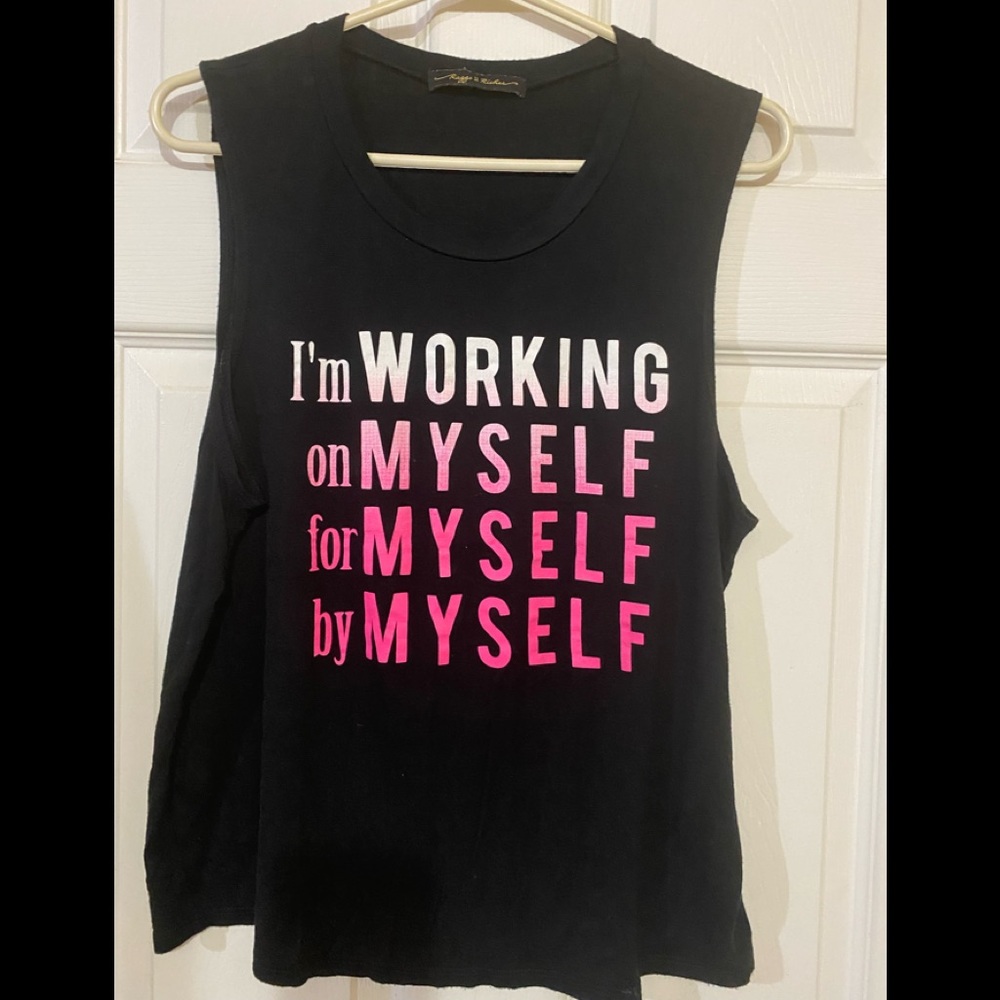 Black Tank Size Medium